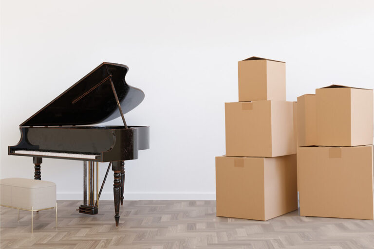 Preparing and protecting the piano for move